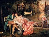 Frederic Soulacroix Flirtation painting
